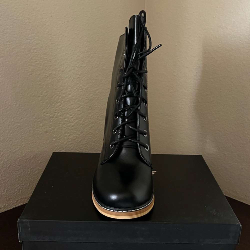 Black combat heel - Picture 2 of 5